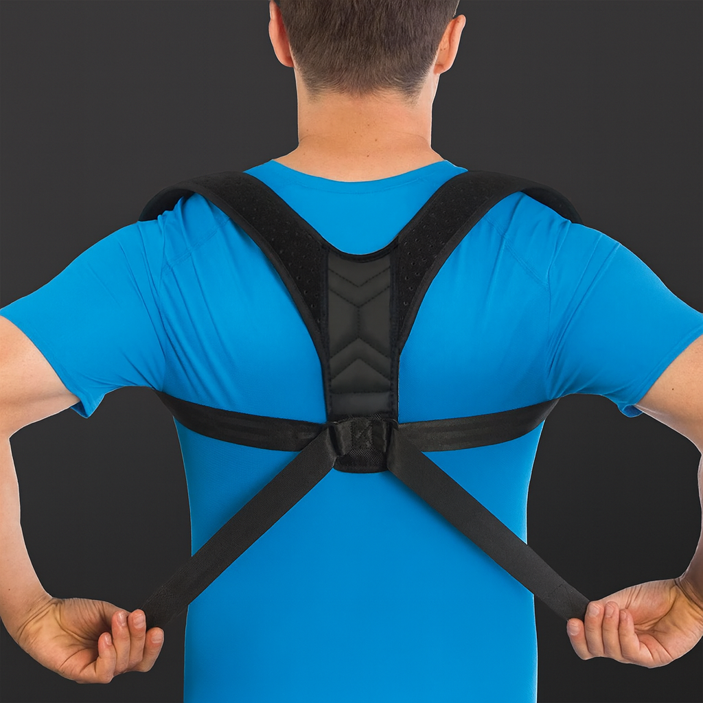 Corrective Back Support Strap for Adults and Children - Adjustable Posture Corrector for Myopia and Improved Spinal Alignment
