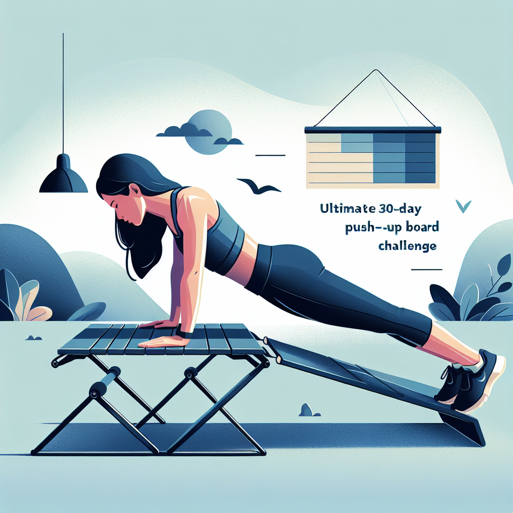 “The Ultimate 30-Day Folding Push-Up Board Challenge”