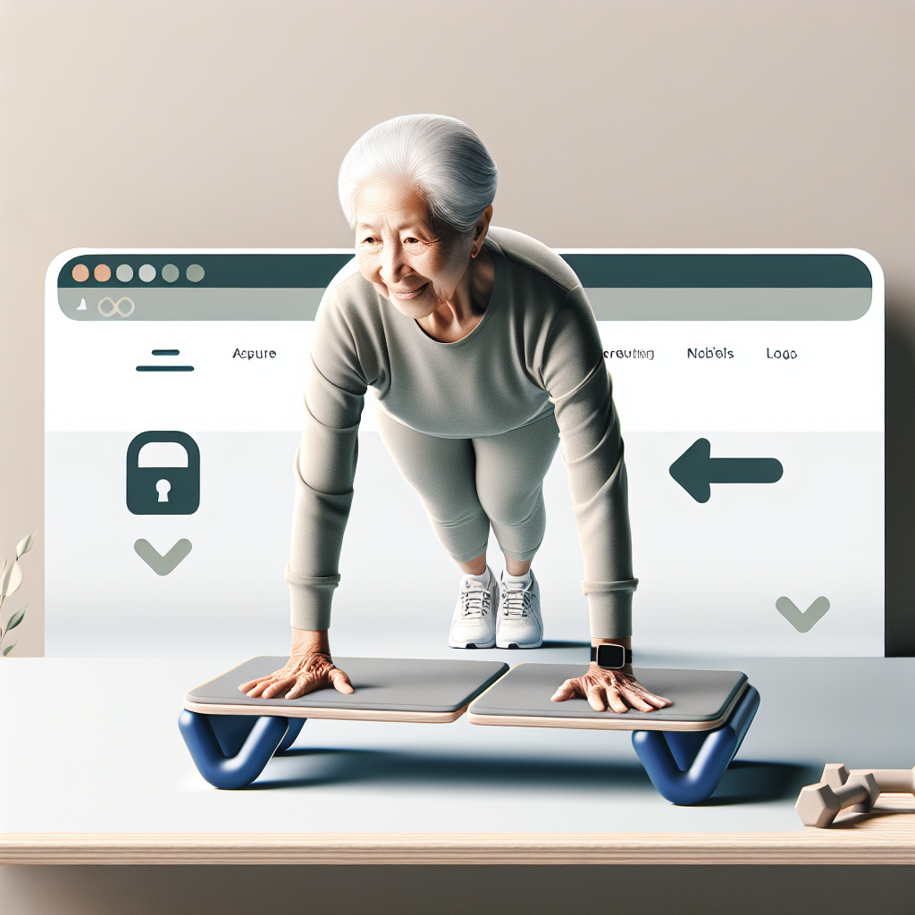 “Folding Push-Up Board for Seniors: Safe Upper Body Strength”
