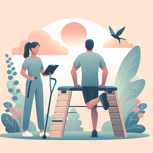 “Using a Folding Push-Up Board for Rehabilitation After Injury”