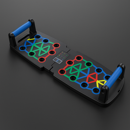 Folding Push-Up Board: Versatile Muscle Support for Strength Training and Fitness on the Go