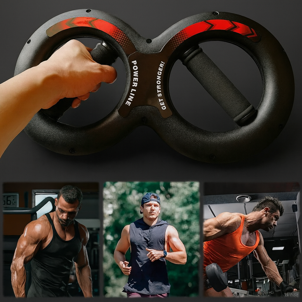 8-Shape Hand Grip Strengthener - Ultimate Fitness Equipment for Arm Strength Training and Forearm Development