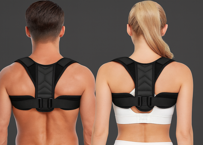 Corrective Back Support Strap for Adults and Children - Adjustable Posture Corrector for Myopia and Improved Spinal Alignment