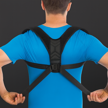 Corrective Back Support Strap for Adults and Children - Adjustable Posture Corrector for Myopia and Improved Spinal Alignment