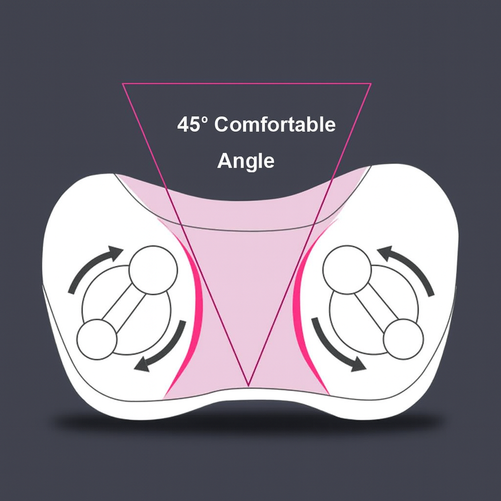 Premium Shoulder and Neck Massage Pillow for Full Body Relaxation - Ideal Gift for Home Use