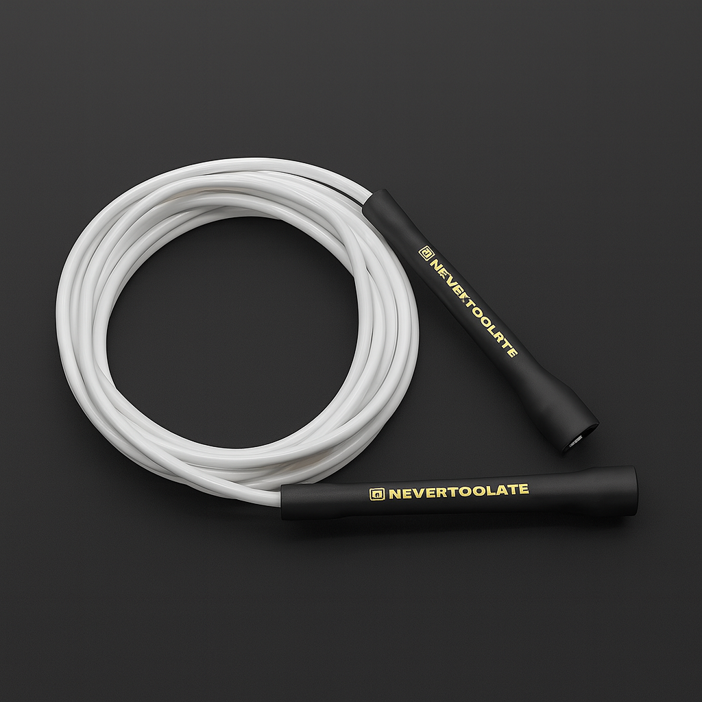 Premium Boxing Rope - Durable Nylon Core PVC Skip Jump Rope for Enhanced Cardio Training - 3.2M Length with Smooth Outlet and Overgrip