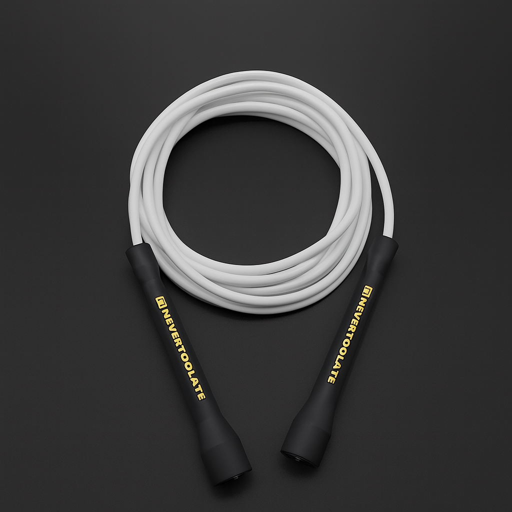 Premium Boxing Rope - Durable Nylon Core PVC Skip Jump Rope for Enhanced Cardio Training - 3.2M Length with Smooth Outlet and Overgrip