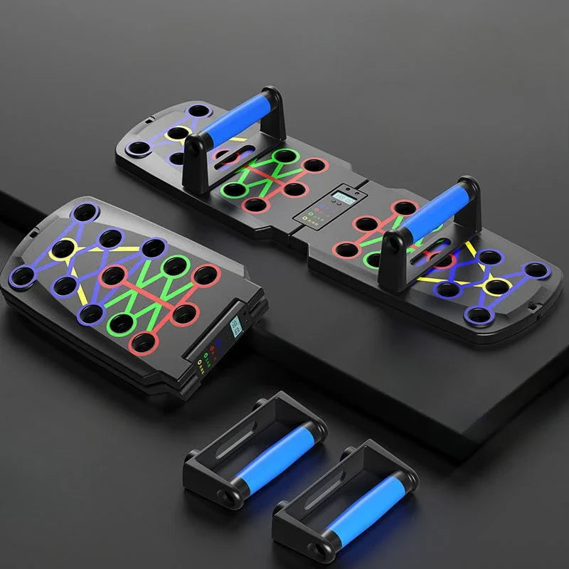 Folding Push-Up Board: Versatile Muscle Support for Strength Training and Fitness on the Go