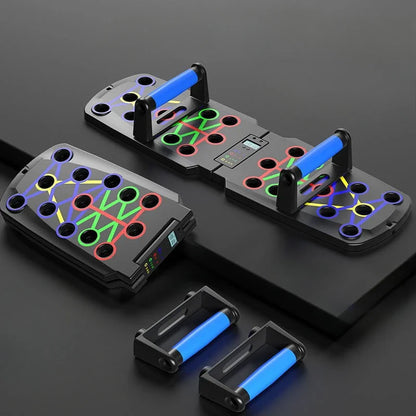 Folding Push-Up Board: Versatile Muscle Support for Strength Training and Fitness on the Go